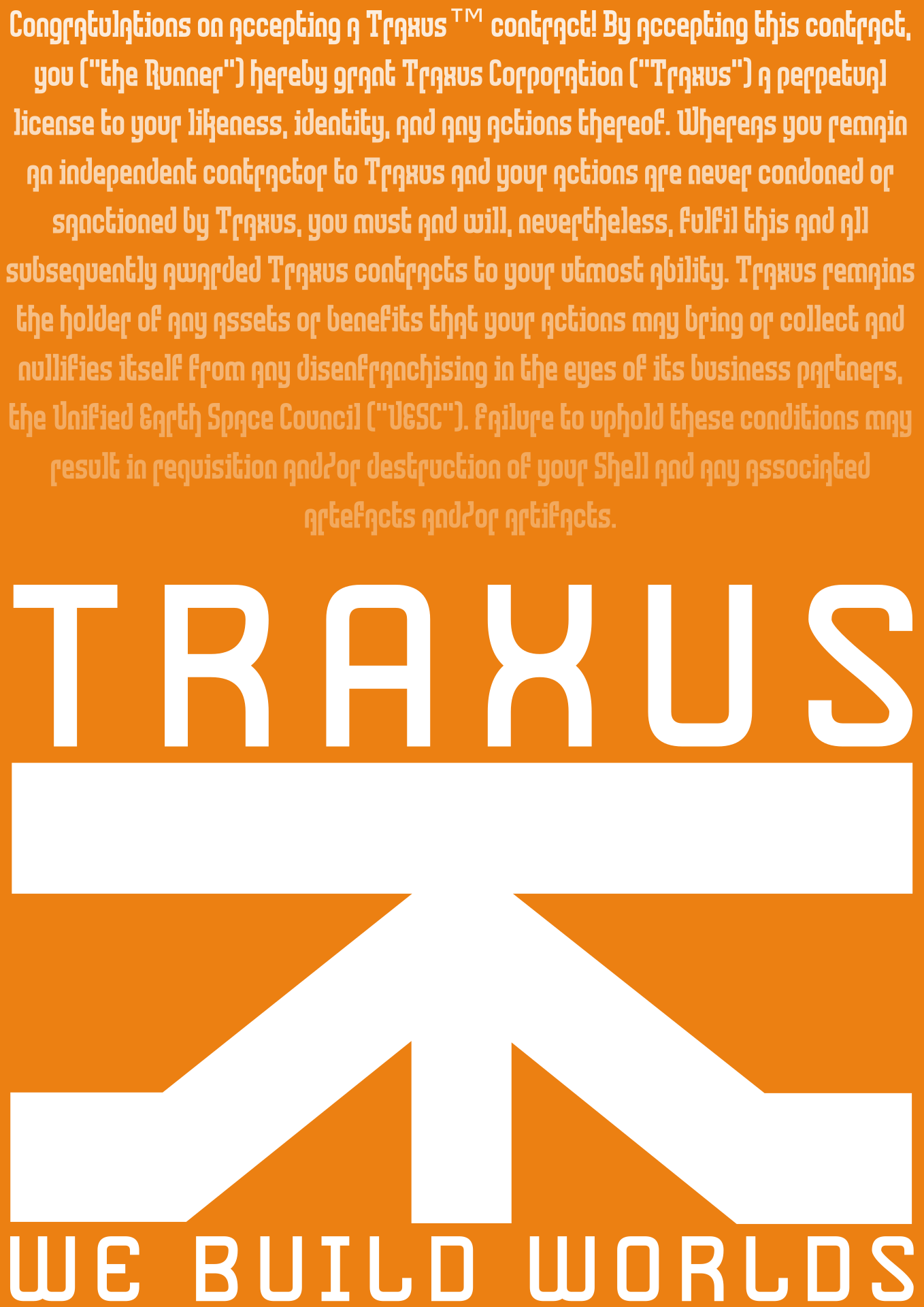 fan poster for traxus, the company from marathon
